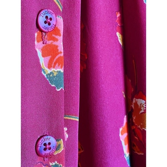 TUCKER X TARGET XS Floral Dress Purple Pink Collaboration RARE LIMITED EDITION - Picture 14 of 15